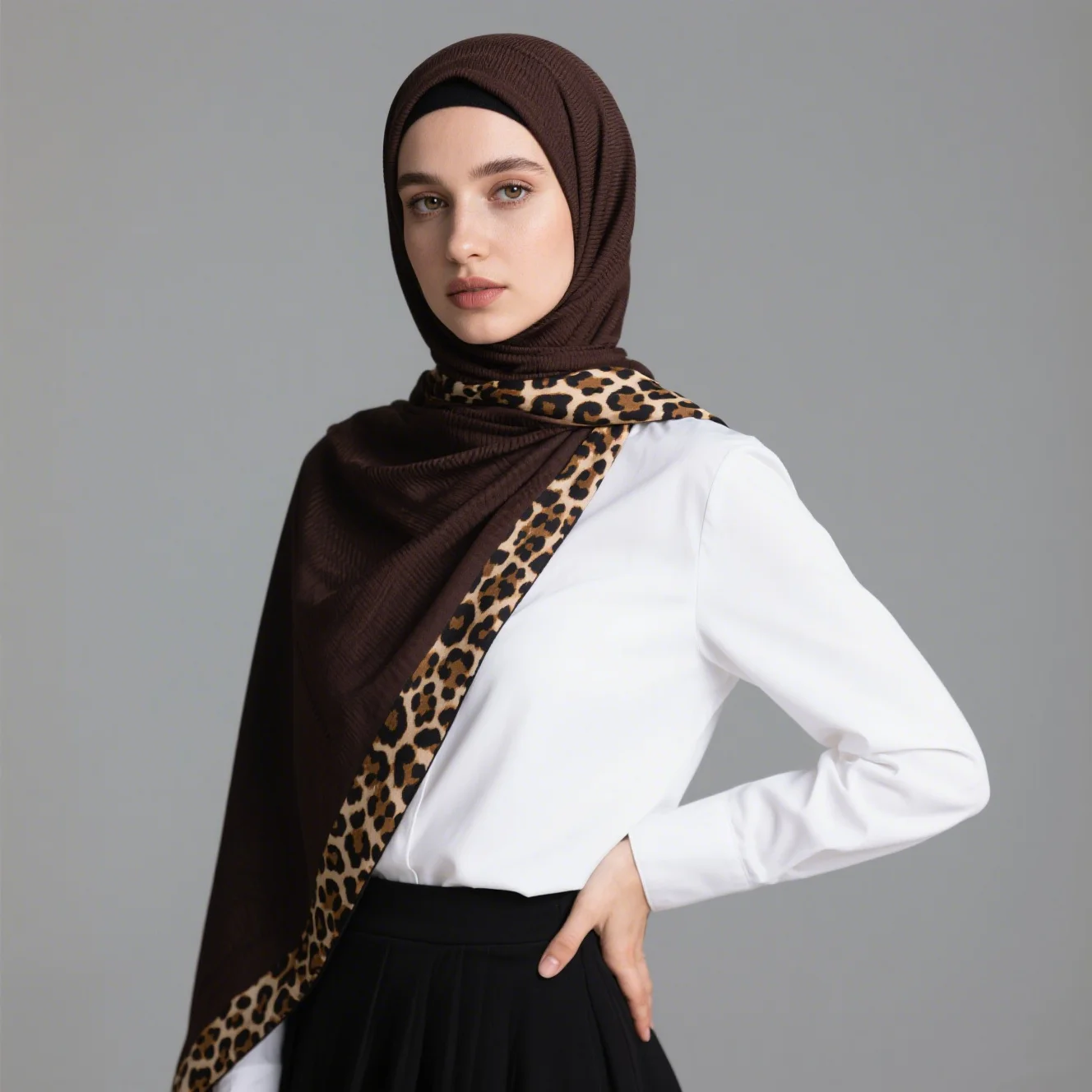 

Леопардовый принт, морщины, хиджаб, шарф для женщин, мусульманский хиджаб, шали, женские мягкие длинные накидки, женская мода, бандана, тюрбан, шарфы