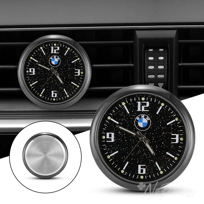 BMW M E46 E90 E60 F30 G20 X1 X2 X3 X4 X5 X6 X7 Z4 i3 i4 i5 i7 M2 M3 F10 차량용 별빛 야간 조명 시계, 대시보드 시계