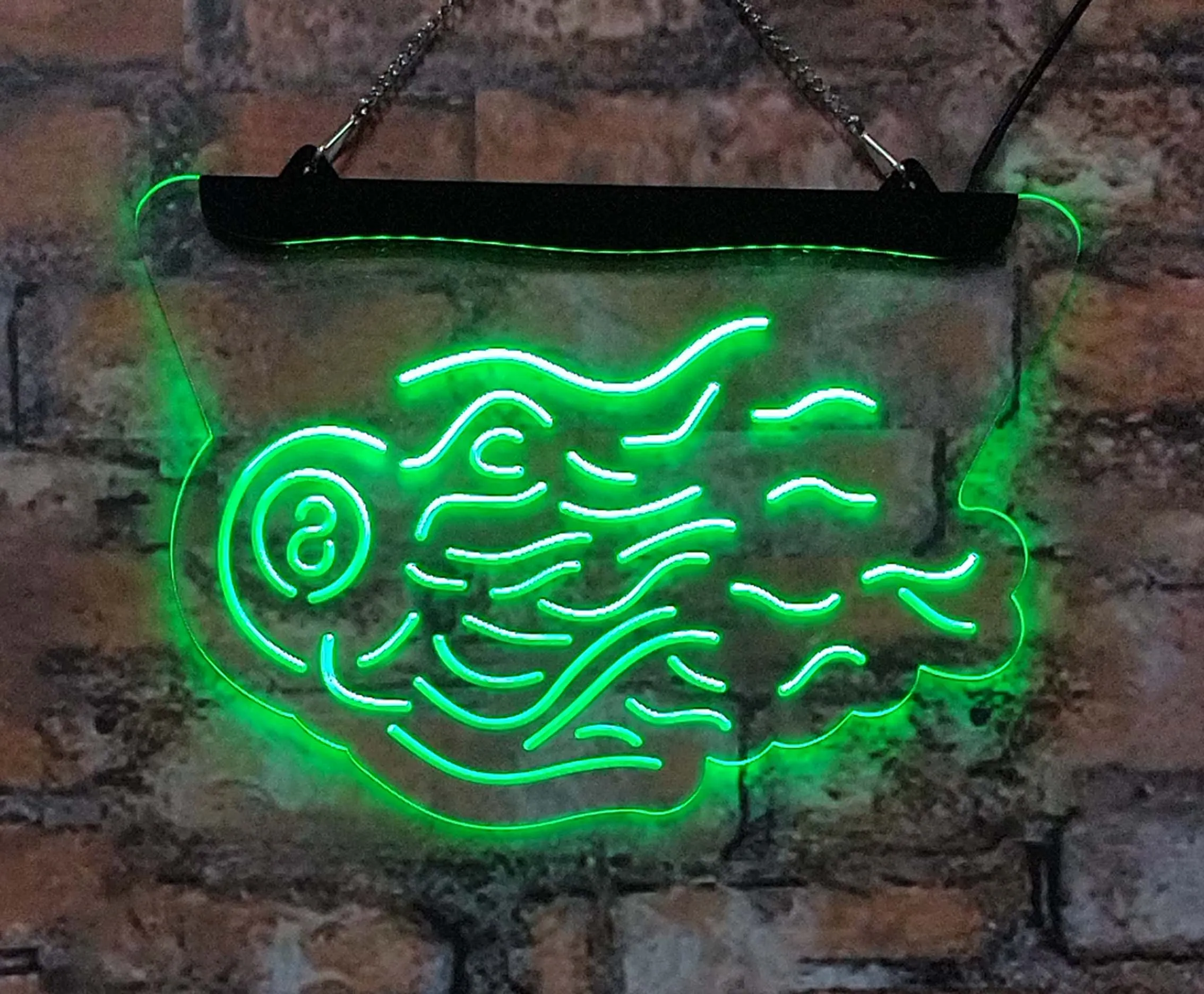 Billiard room, arcade, bar, club, LED neon sign, acrylic board, home decoration, interior wall art, blue 20*30, for room, store