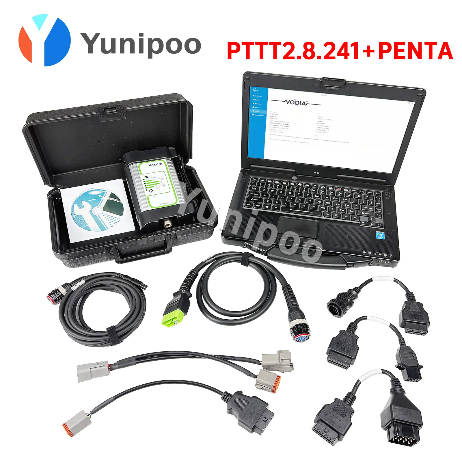 

Программное обеспечение Vocom 88890300 PTT V2.8.241+PENTA, подходит для диагностики грузовиков Renault/UD и морской диагностики