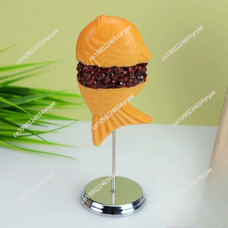 New product simulation snapper grilled fish grilled fruit ice cream dessert model decorative mold display sample