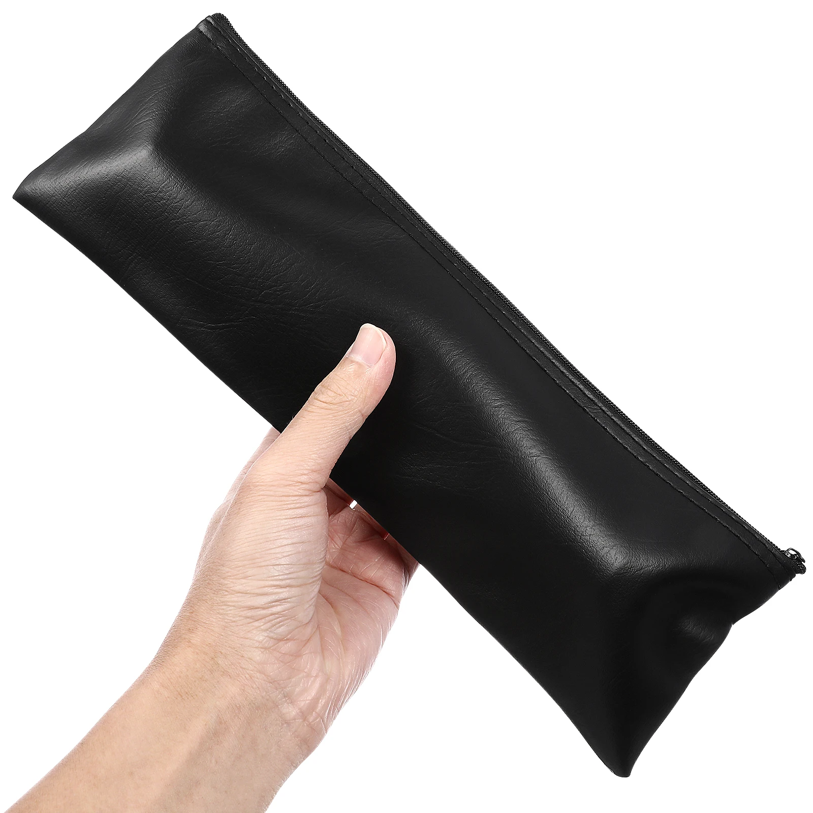 

4pcs Microphone Storage Bag Dustproof Shockproof PU Case for Mics Portable Travel Wear Resistant Mic Pouch