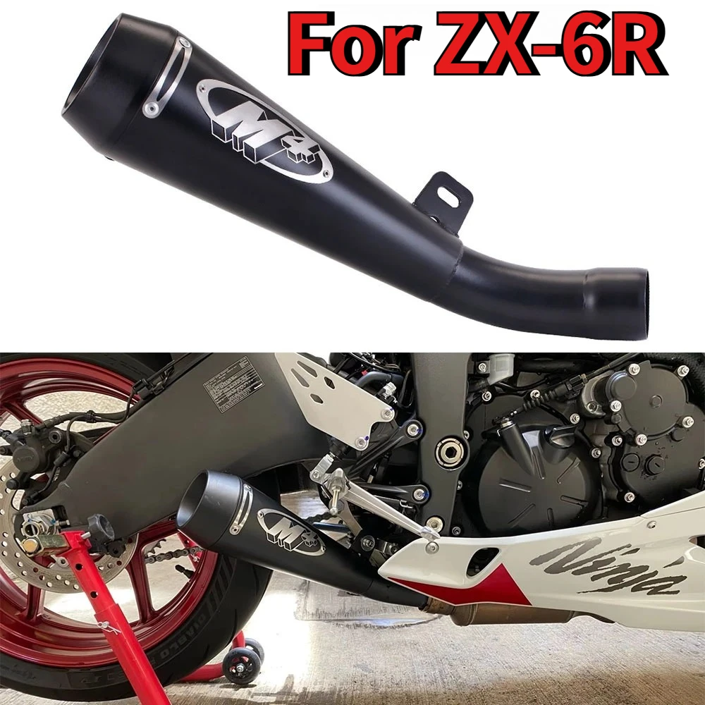 

Special M4 Stainless Steel Modified Motorcycle Exhaust Pipe, 51mm/52mm Diameter, For Kawasaki ZX6R ZX-6R 2009-2025