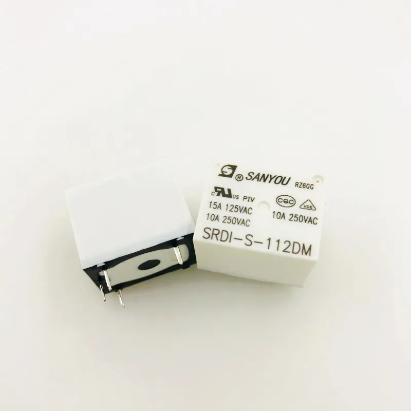 

10PCS Brand New Original Relay SRDI-S-112DM 12VDC One Set Of Normally Open 4-Pin 10A250VAC