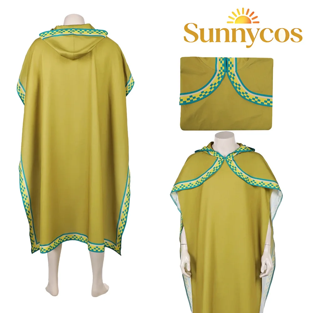 

Luigi Cosplay Cloak Costume Fantasia 2026 Cartoon Bros Roleplay Disfraz Robe Hooded Cape Men Outfits Halloween Carnival Suit