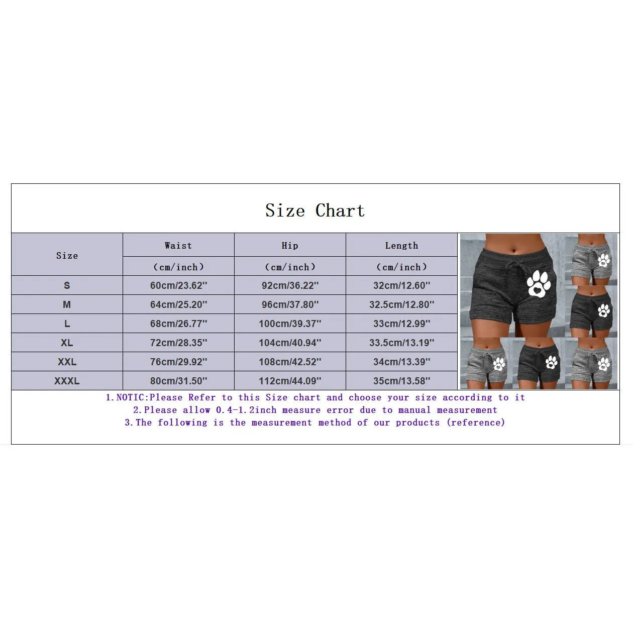 Lässige Shorts Frauen hohe Taille Katzen Klauen druck Kordel zug schnell trocknen elastische Sports horts Fitness studio Damen bekleidung женские шорты