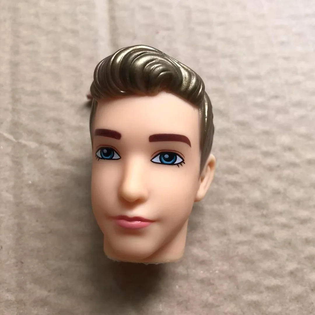 1/6 رؤوس الدمى الذكور أرقام الشعر الملونة رئيس اللون البيج الجلد 1/6 أجزاء الدمية الملحقات