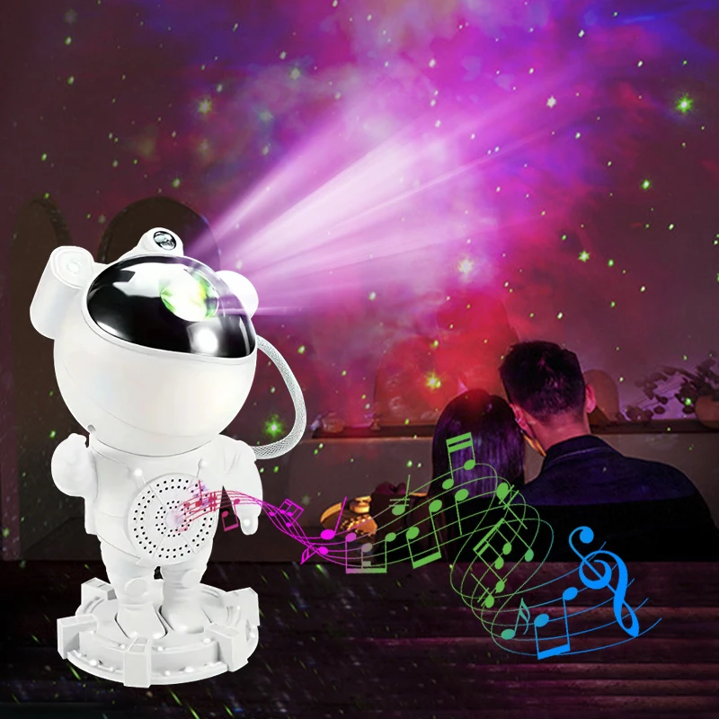 Astronaut Nebula Galaxy Projector nightlight Bluetooth music, bedroom decor, Christmas birthday gifts for adults and children