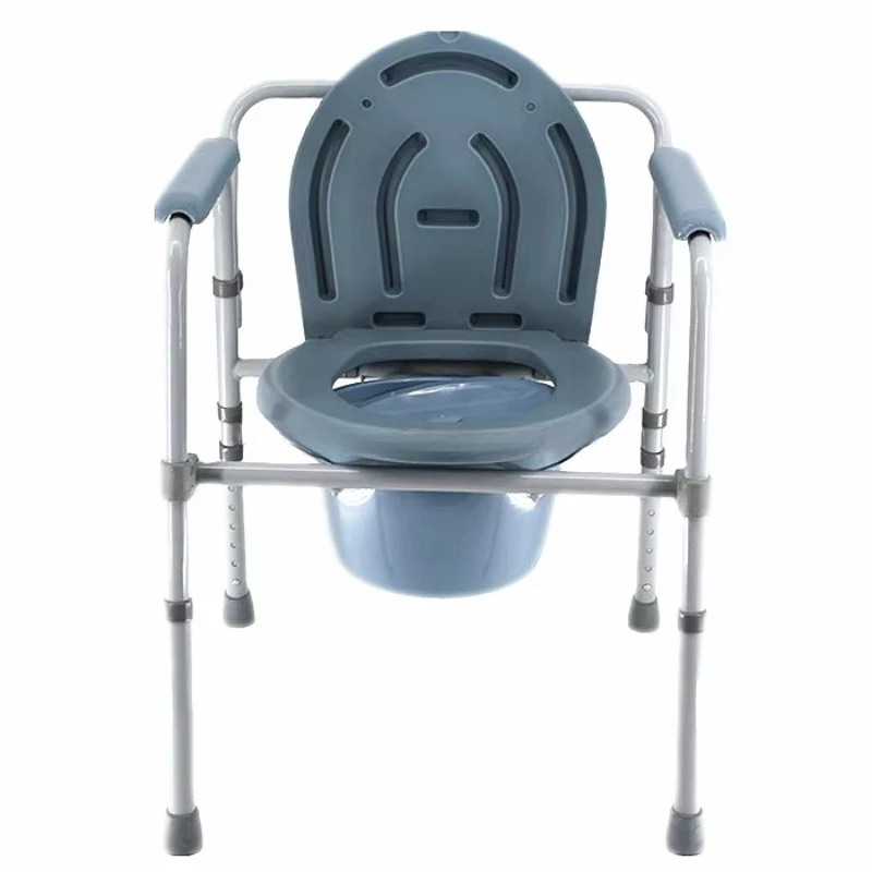 Latest Design Toilet Seat Portable Commode Chair With Wheels For Elderly Use