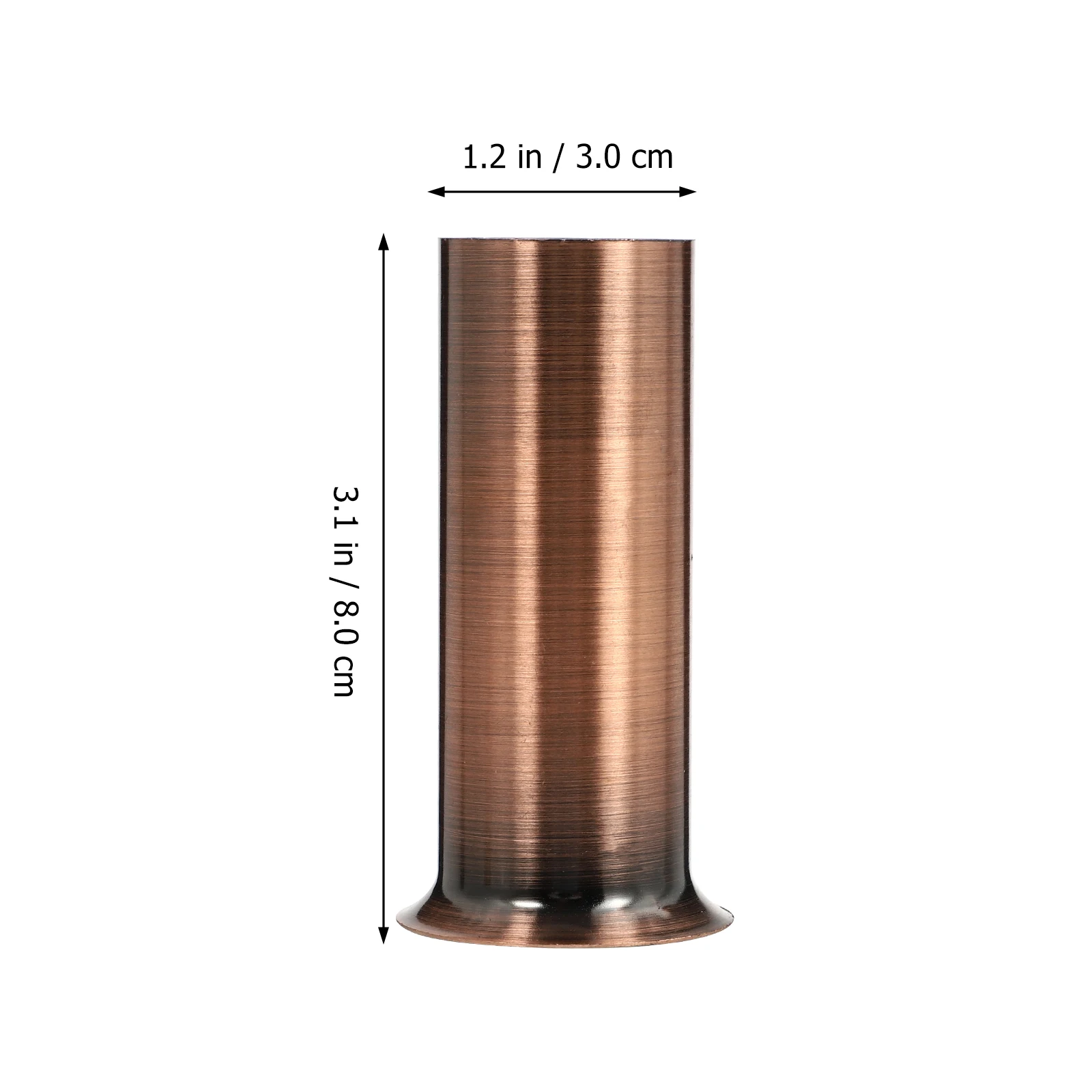 

12pcs Chandelier Lamp Base Sleeve Heat Resistant Iron Lamp Tube Lighting Accessories For European Style Crystal