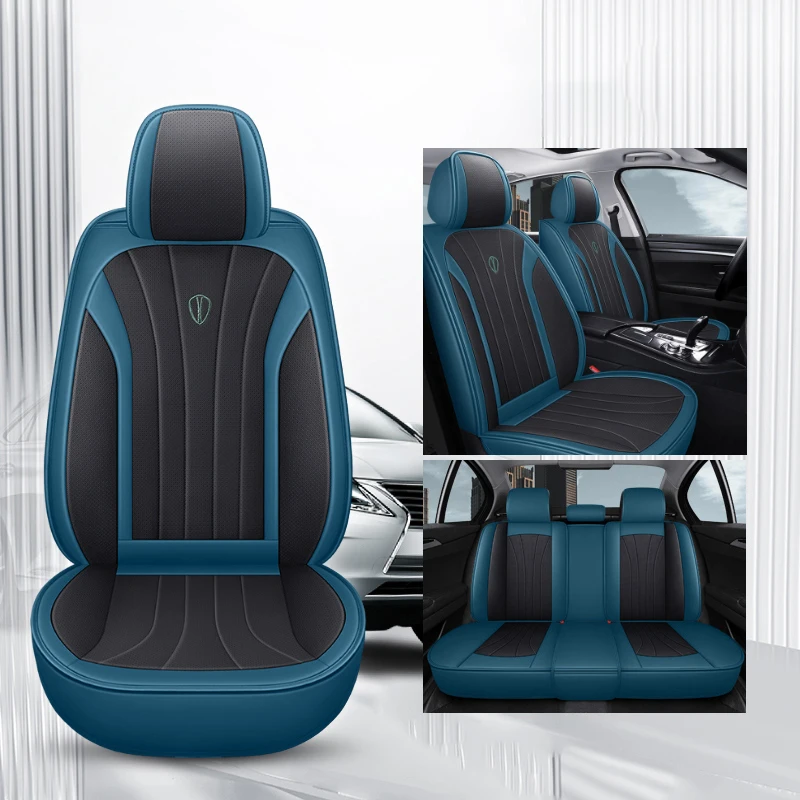 

Universal Car Seat Cover Full Set For Nissan X Trail T32 Tiida Kicks Versa Qashqai J11 Leaf Navara Auto Accsesories Interior