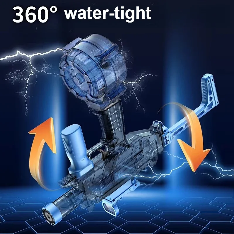 Electric Water Gun Toy with LED Sight Automatic UJ1 Rapid Fire Water Pistol Spray Blaster Pool Outdoor Toys for Boys Adult Gifts - Image 4