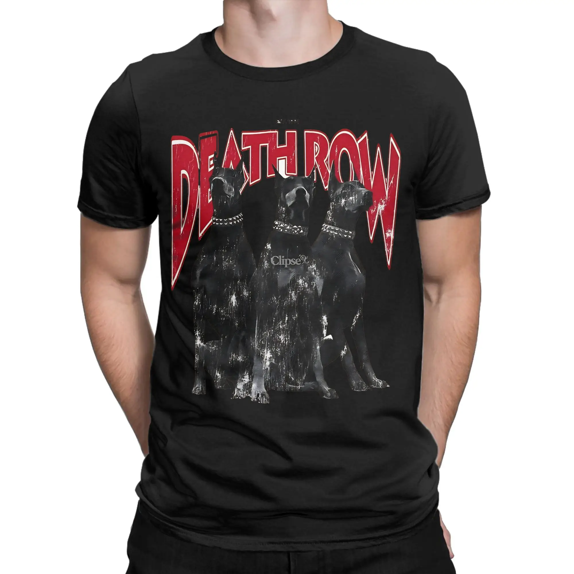 Death Row Records Men T Shirts  Funny Tee Shirt Short Sleeve Round Collar T-Shirts Pure Cotton Gift Idea Clothing