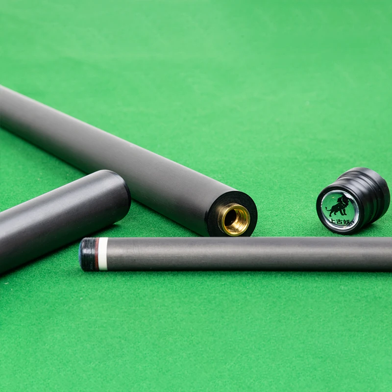 STLFSnowwing personnalisé en Fiber De carbone queue De billard arbre Carom Snooker & queue De billard Taco De billard en Fiber De carbone queue De billard