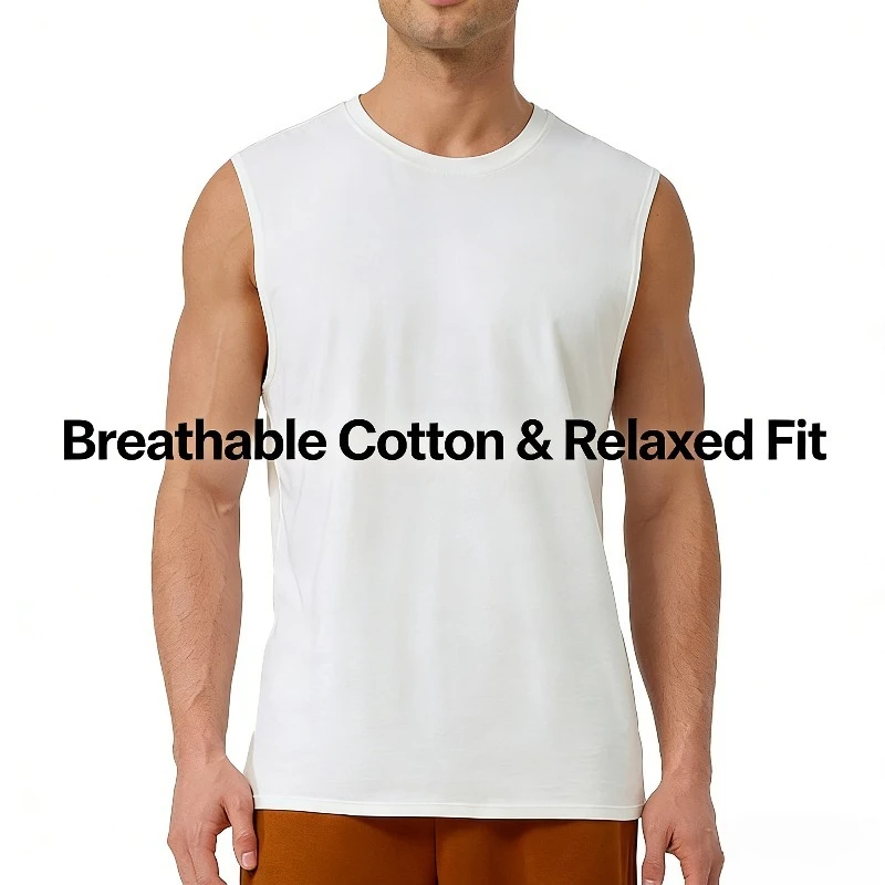 

Мужской спортивный жилет свободного кроя с охлаждающими плечами, тренировочный топ без рукавов для бега на открытом воздухе