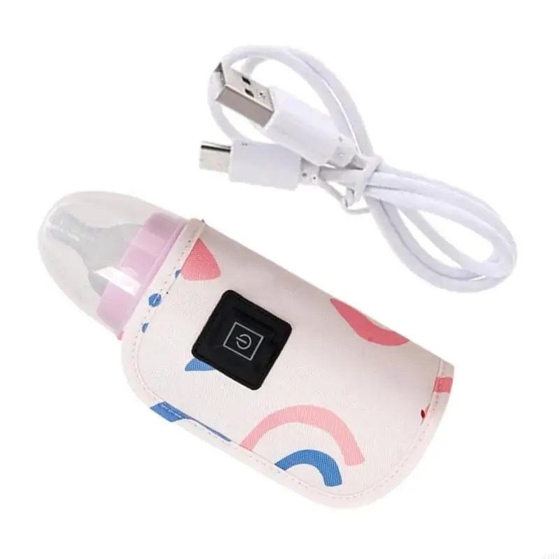 

USB Powered Milk Bottle Warmer Bag Heating Sleeve Case For Convenient Heating 24BE