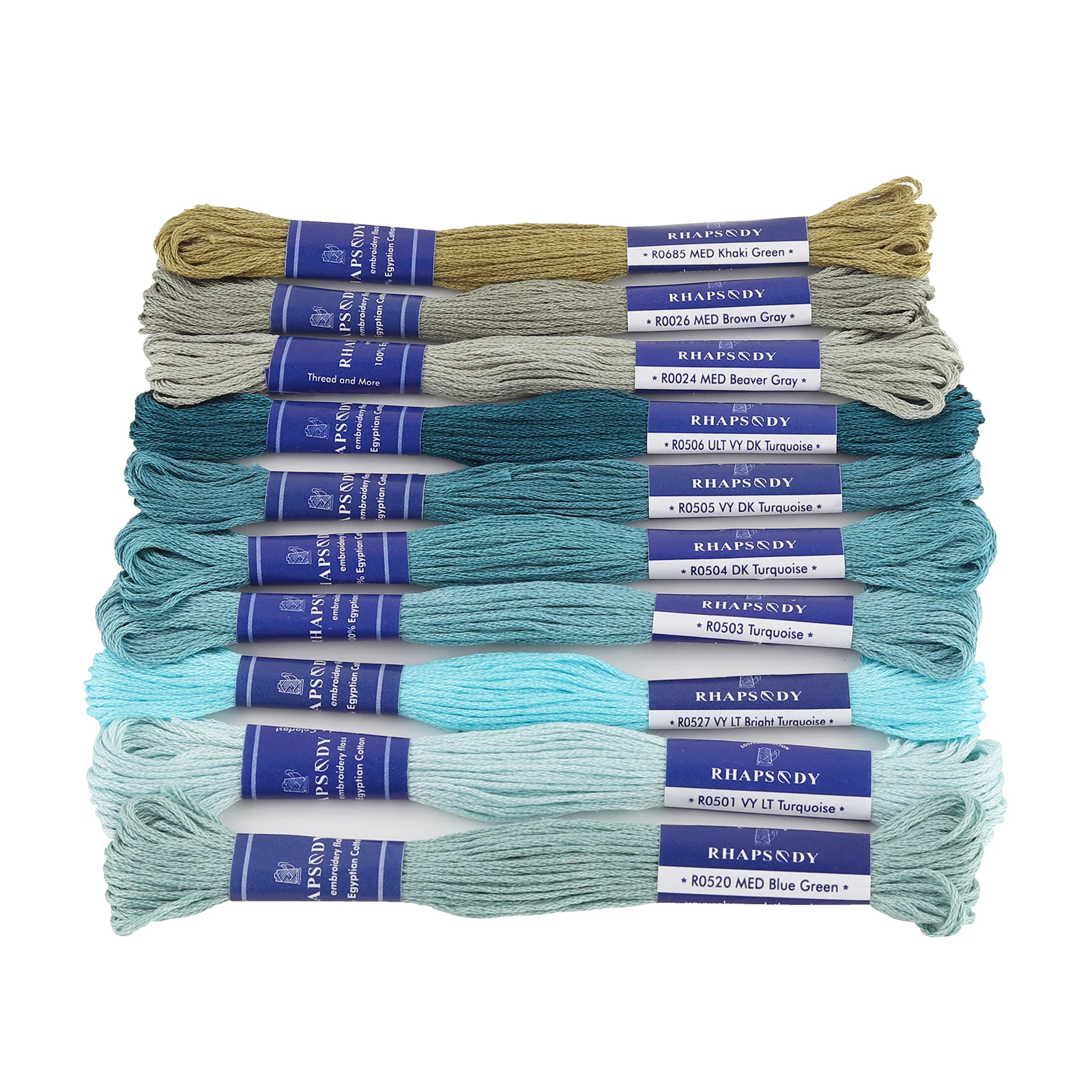 Rhapsodie dmc Qualität ägyptische Baumwolle Stickerei Zahnseide 6 Strang doppelt mercer isierten Kreuz stich faden 12 Farben Set 8 Meter Strang – Detail 35