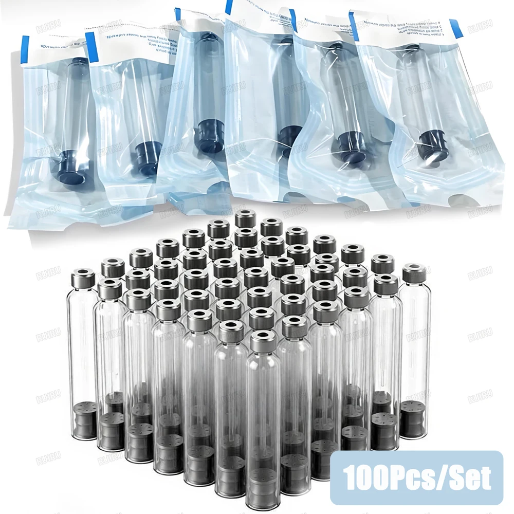 

100 шт. стерильные 3 мл инсулиновые картриджи кассетная бутылка для инъекционной ручки инсулина индивидуальная упаковка медицинская эстетика