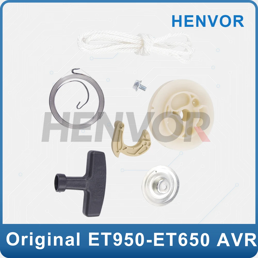 ET950 ET650 TG950 TG650 Generator Recoil Starter Repair Kit Portable Generator Spare Parts Repair Accessory Set