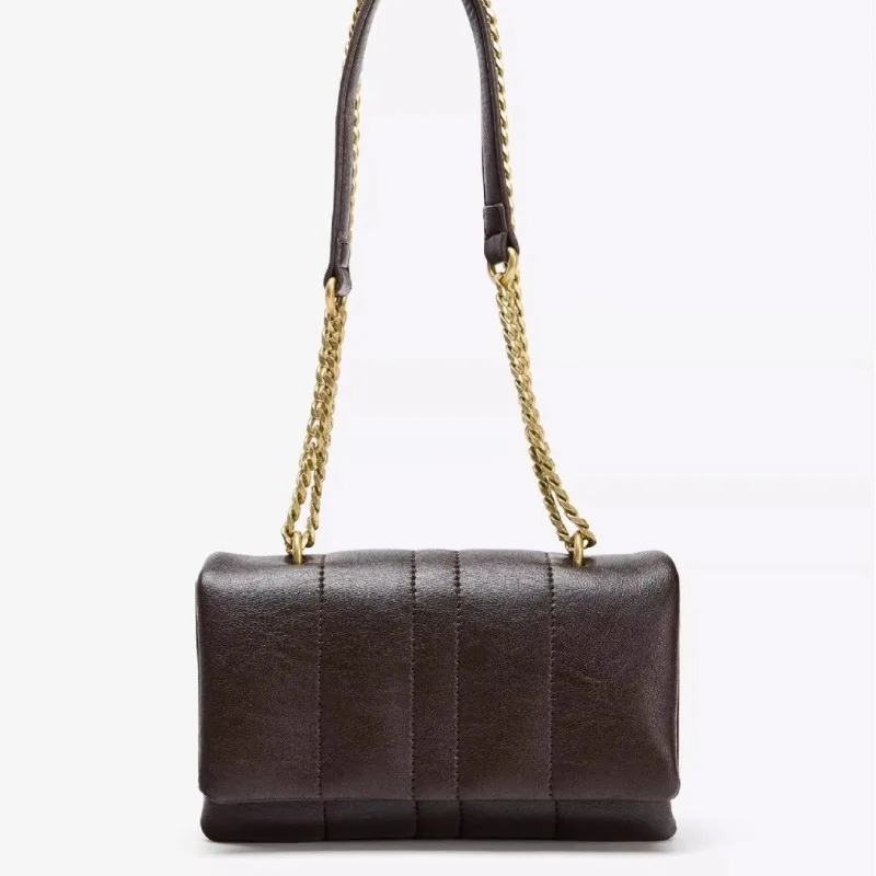 

Luxury Brand Soft Pu Leather Chain Shoulder Bag Design Casual Women Purses and Handbag Clutch Tote Bags for Women 2025 Hobo Bag