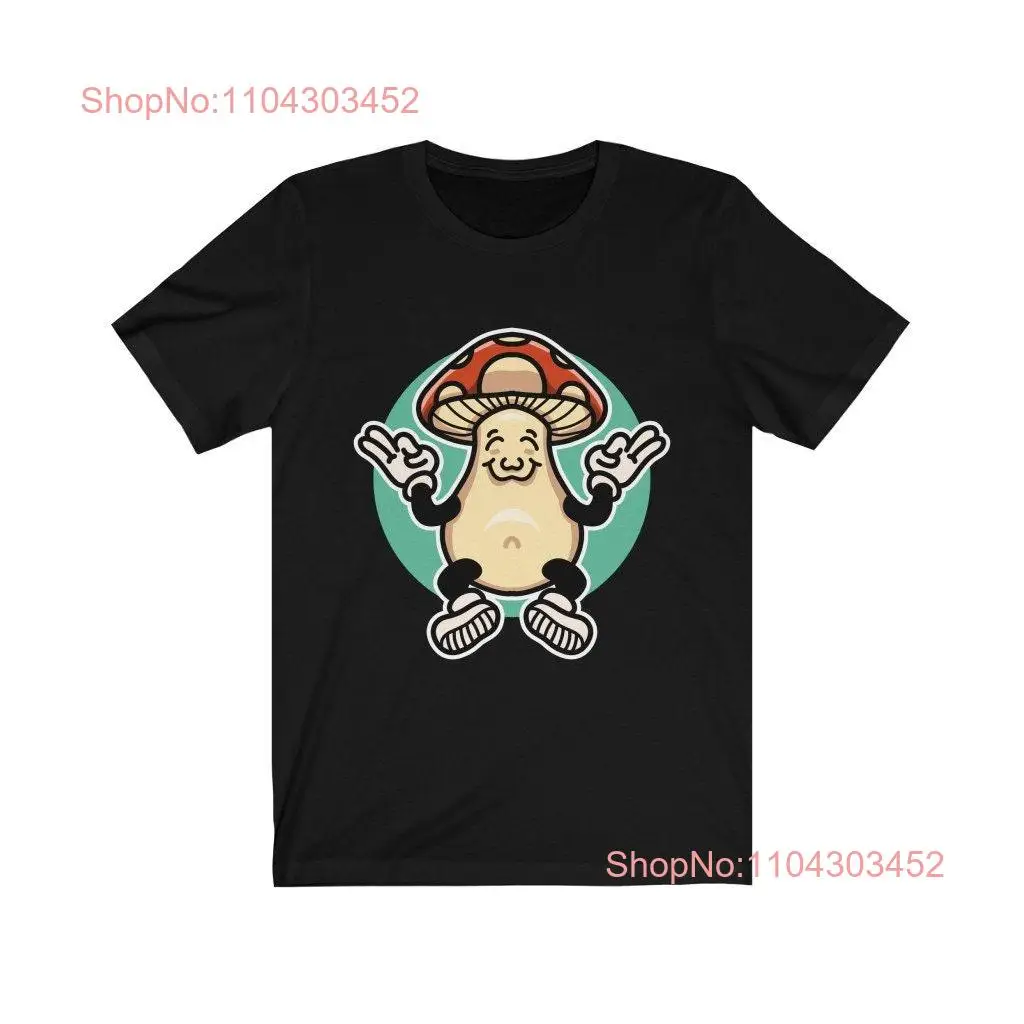 Cool Meditating Mushroom T Shirt For Everyday Wear Comfortable Materials w Many Size And Colors Options