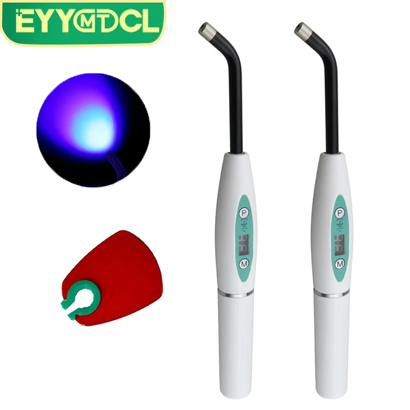 Стоматологическая беспроводная светодиодная полимеризационная лампа EYY, 1 секунда, 2000 мВт/с ㎡   Светодиодный светильник для лечения полости рта из смолы Lampara Led Fotocurado Стоматологический фотополимерзатор