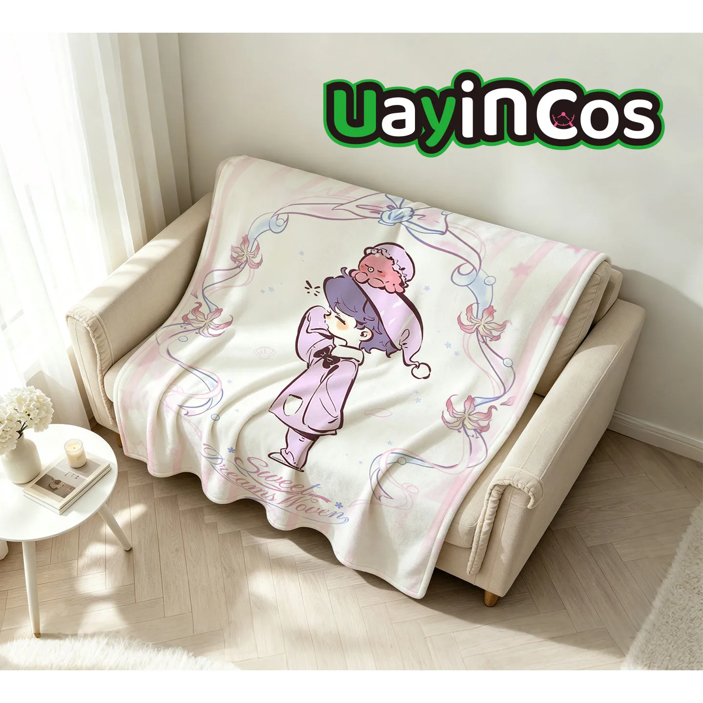 In Stock Blanket Love and Deepspace Rafayel Caleb Sylus  Zayne Xavier Cartoon Plush Throw Blanket Cover Home Decor  Anime Game