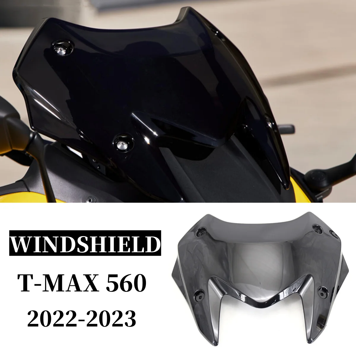 

Для YAMAHA TMAX 560 T-MAX 560 T-MAX 560 TMAX 560 лобовое стекло козырек дефлектор обтекатель аксессуары для мотоциклов 2022 2023