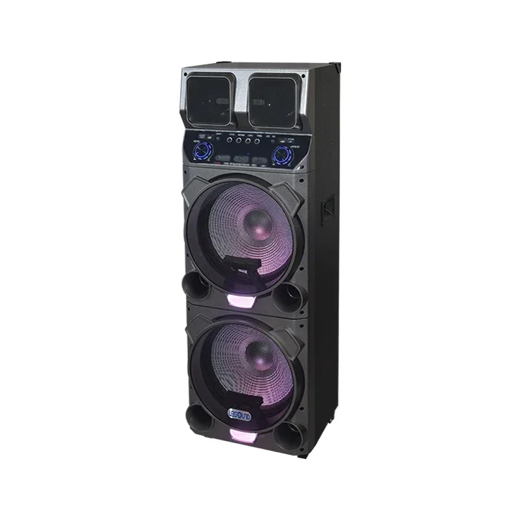 

double 15inch hifi subwoofer speaker amplifier karaoke stereo sound box home theatre system speaker