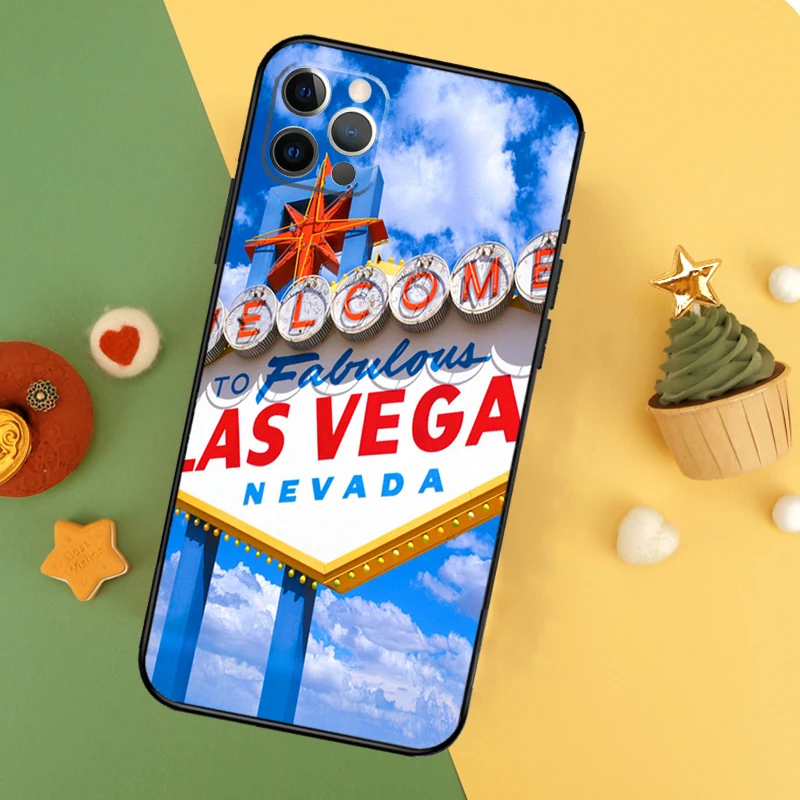 Las Vegas Sign Rome Case For iPhone 16 15 11 12 13 14 Pro Max XS Max X XR 7 8 Plus 12 13 Mini Phone Cover