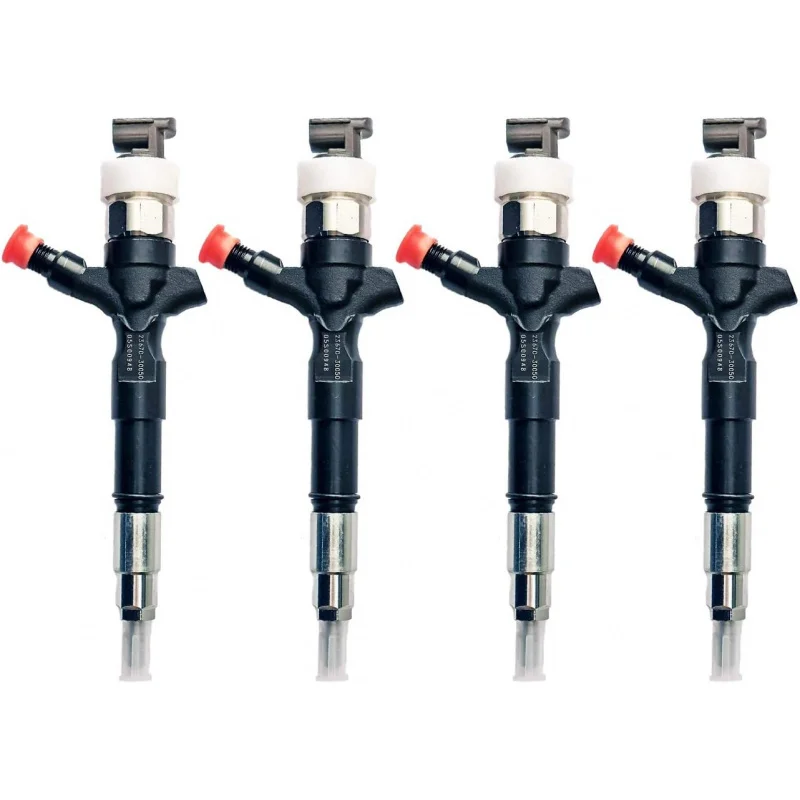 4pcs Common Rail Injector 23670-30050 for Toyota HIACE 2KD-FTV 095000-5881