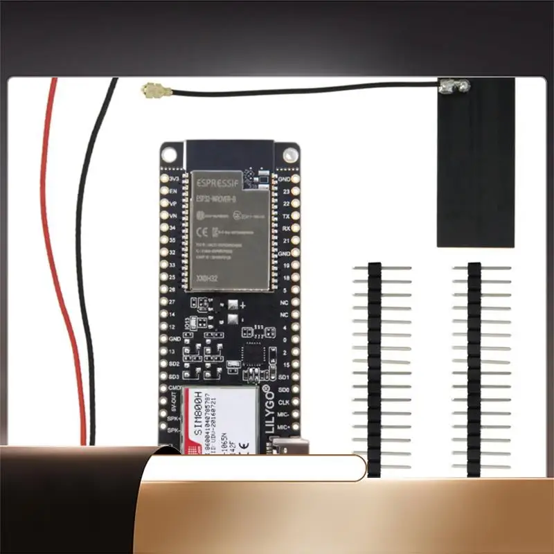 

Liiygo 1 комплект T-Call V1.4 ESP32 WI-FI + BT + BLE модуль MCU GPRS антенна черный слот для SIM-карты-X64A