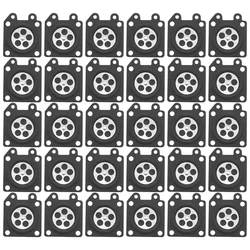 30Pcs Carburetor Parts Chainsaw Carburetor Membrane Pads For Zama Chainsaw Carburetor 2500/3800/4500/5200/5800 Accessories