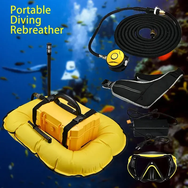 Deepest 15 Meters 3-5.5 Hours Scuba Diving Snorkel Equipment Trap Mobile Ventilator New In Underwater Snorkel Winter Ice Diving