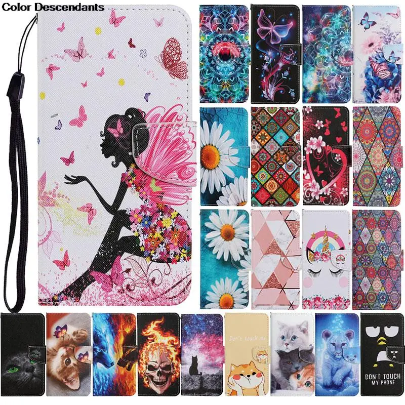 Flip Cases For Redmi 12 Cover on For Xiaomi Redmi 12 5G & 4G 12C Redmi12 C Note 12S Magnetic Stand Phones Protective Wallet Shel