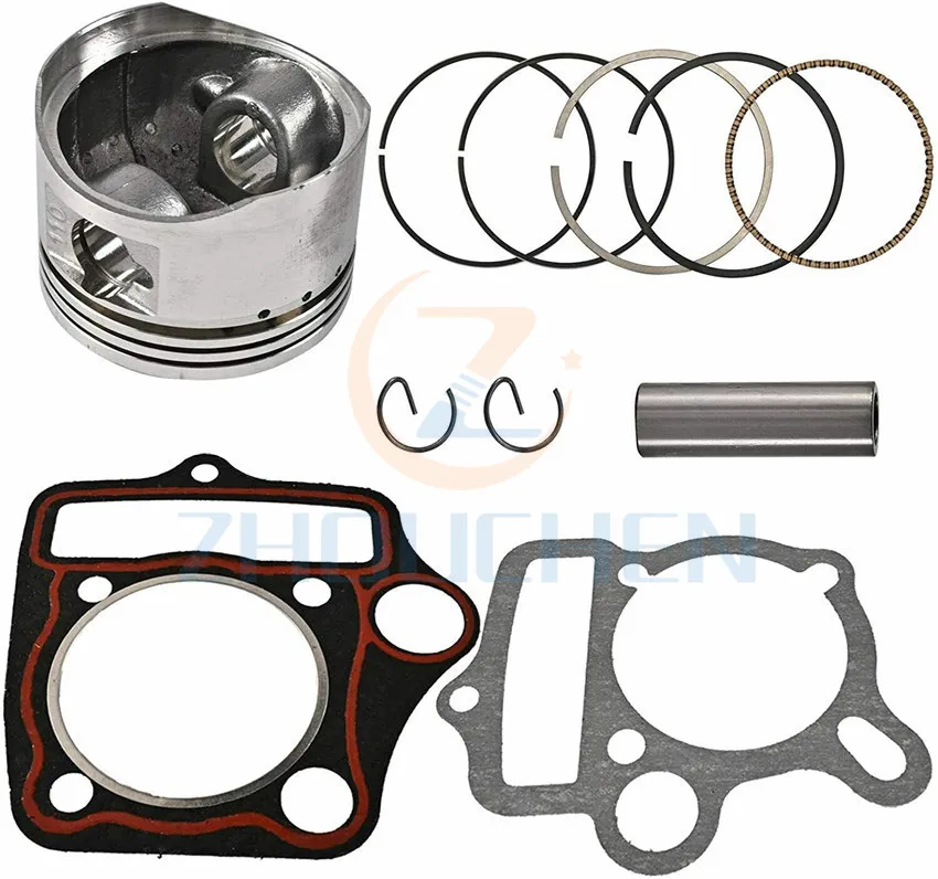 Motorcycle Accessories 52.4mm 100cc for Horizontal 110 Combination Engines Parts Liner Cylinder Piston Ring Group Block Assembly