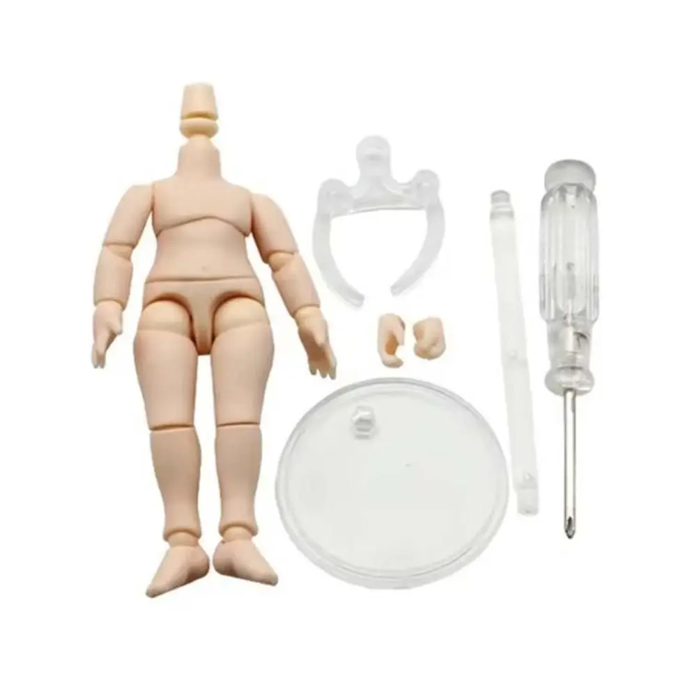 

Spherical Joint Ob11 Doll Body Moveable Joints Multi-skinned Doll Model Body 10.5cm Replacement Obitsu Doll GSC Head