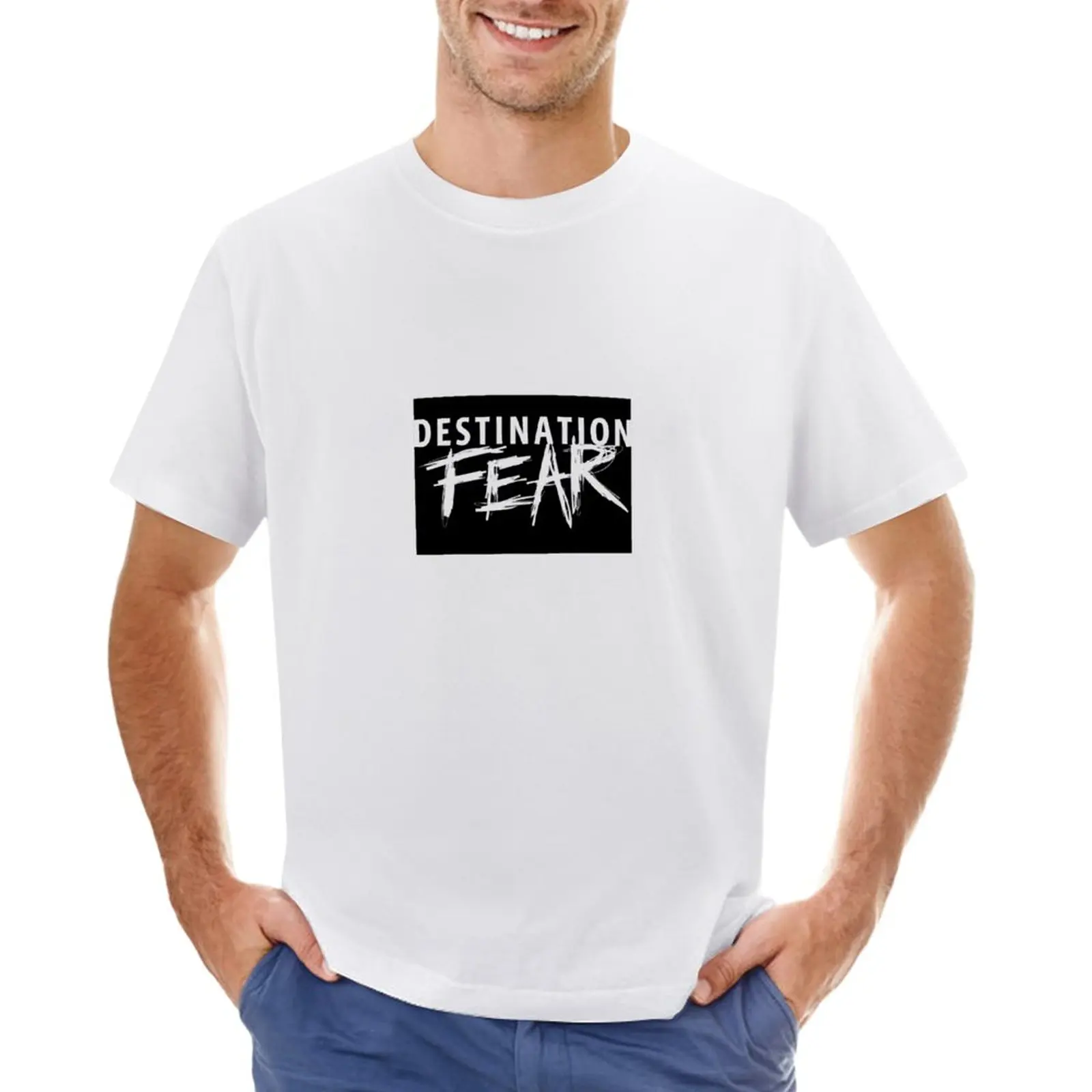 

Destination Fear T-Shirt cute tops plain customs design your own blanks oversized t shirt men