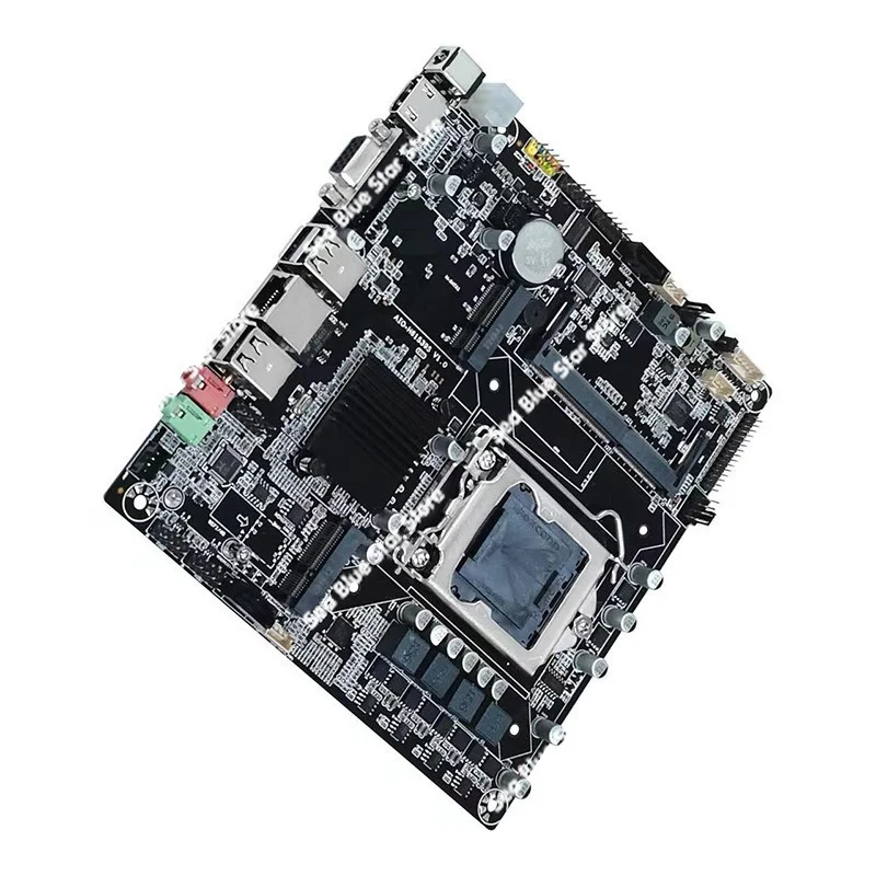 New Industrial Control Main Board LGA-1155 Pin H61 Integrated Computer Main Board Supports M SATA with DC12-19V Power Supply
