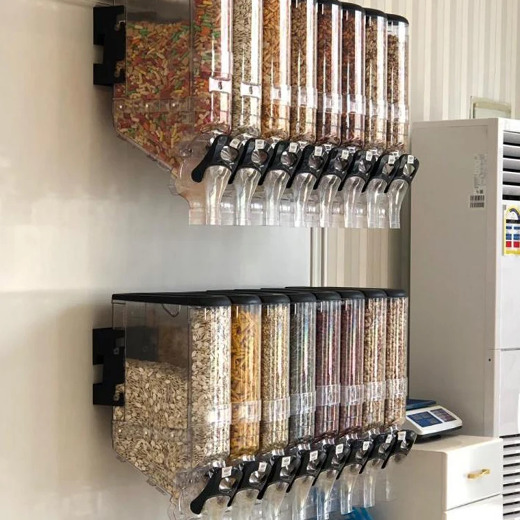 2026 Hot Sale  Heavy-duty gravity bin dispenser for self-service candy nuts cereal snacks chips pretzels popcorn granola