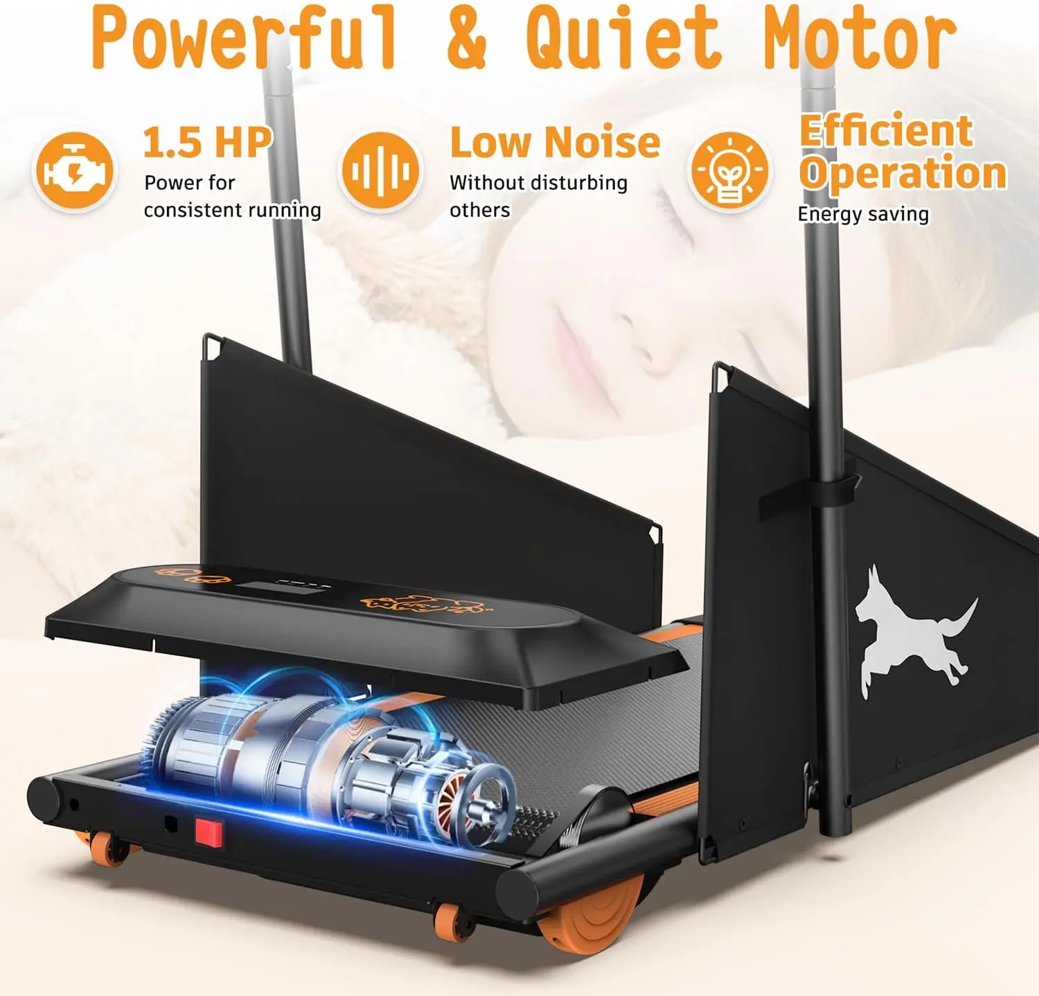 Made In China 1-12km/h Incline High-end Home Multi-function LED Screen Pet Fitness Walking Pad Treadmill