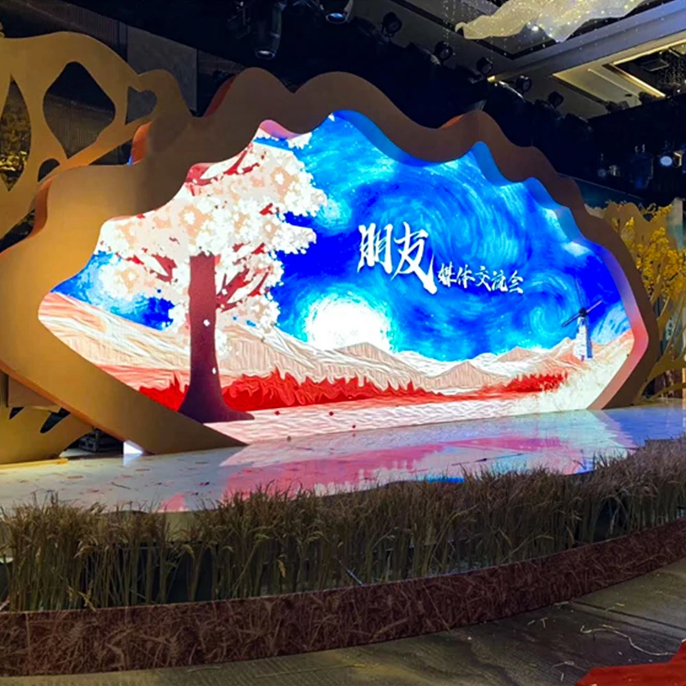 LED Display Unique creative spherical LED display for lobby creative out-of-home advertising solutions