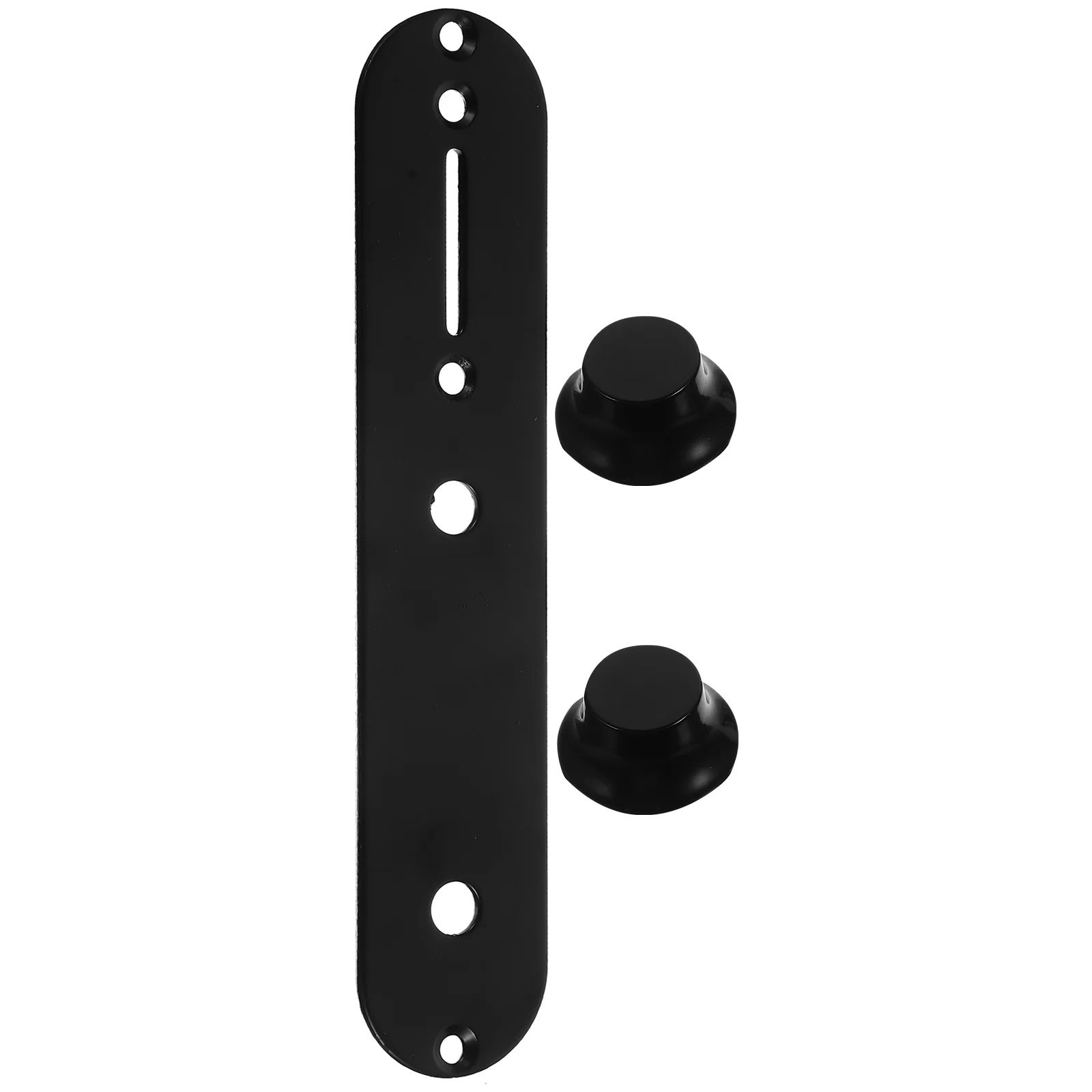 

1Set Guitar Control Plate Durable Metal Plastic Replacement Volume Tone Potentiometer Caps Electric Guitar Knob Accessories