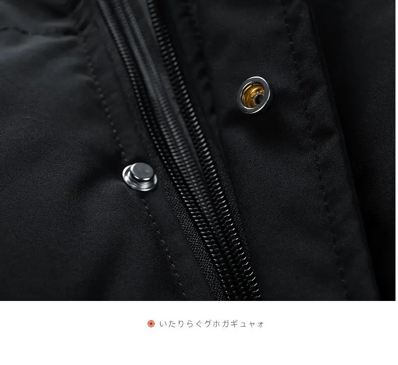 Men Hooded parka Thick Warm Colorful Bubble Coat Winter Jacket Mens Streetwear Hip Hop Parka Korean Black Clothes Puffer Jackets