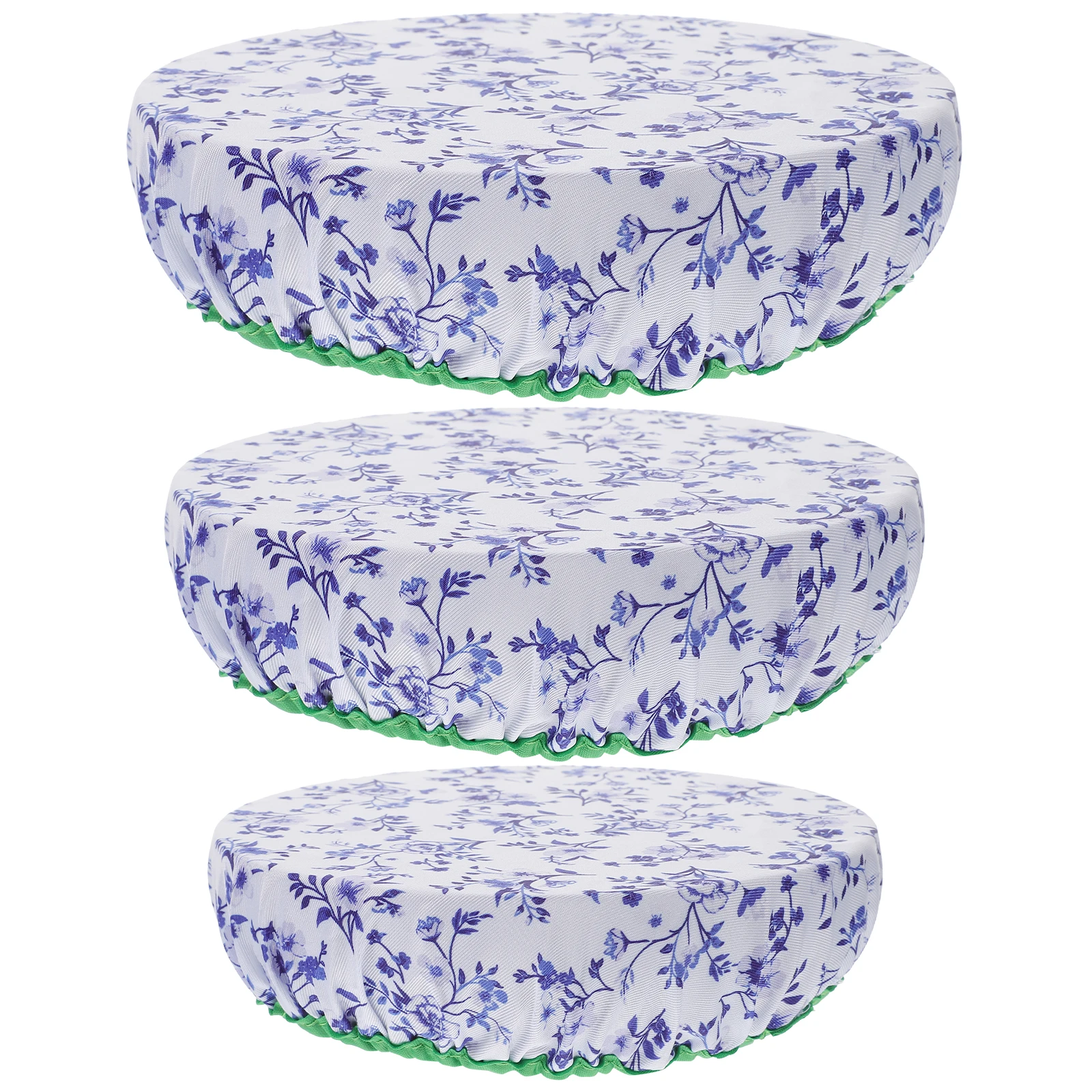

3 Pcs Bowl Cover Fabric Stretch Washable for Food Wrapping Paper Covers Reusable Cloth