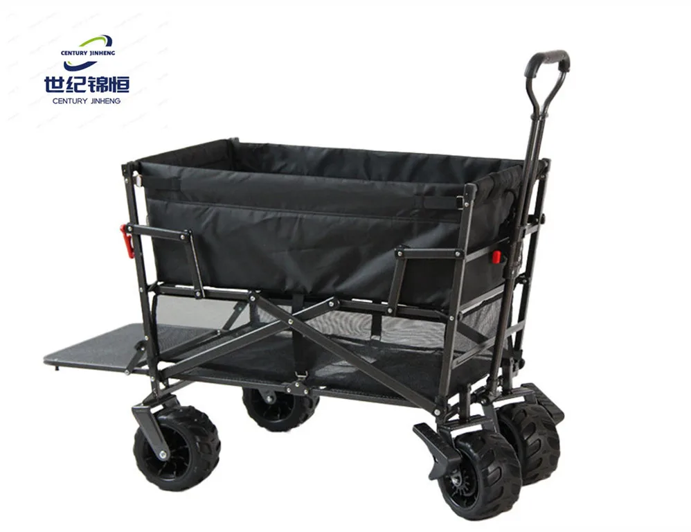 

Portable Utility Wagon Home Garden Hand Trolley Camping Folding Collapsible Rolling Collapsible Shopping