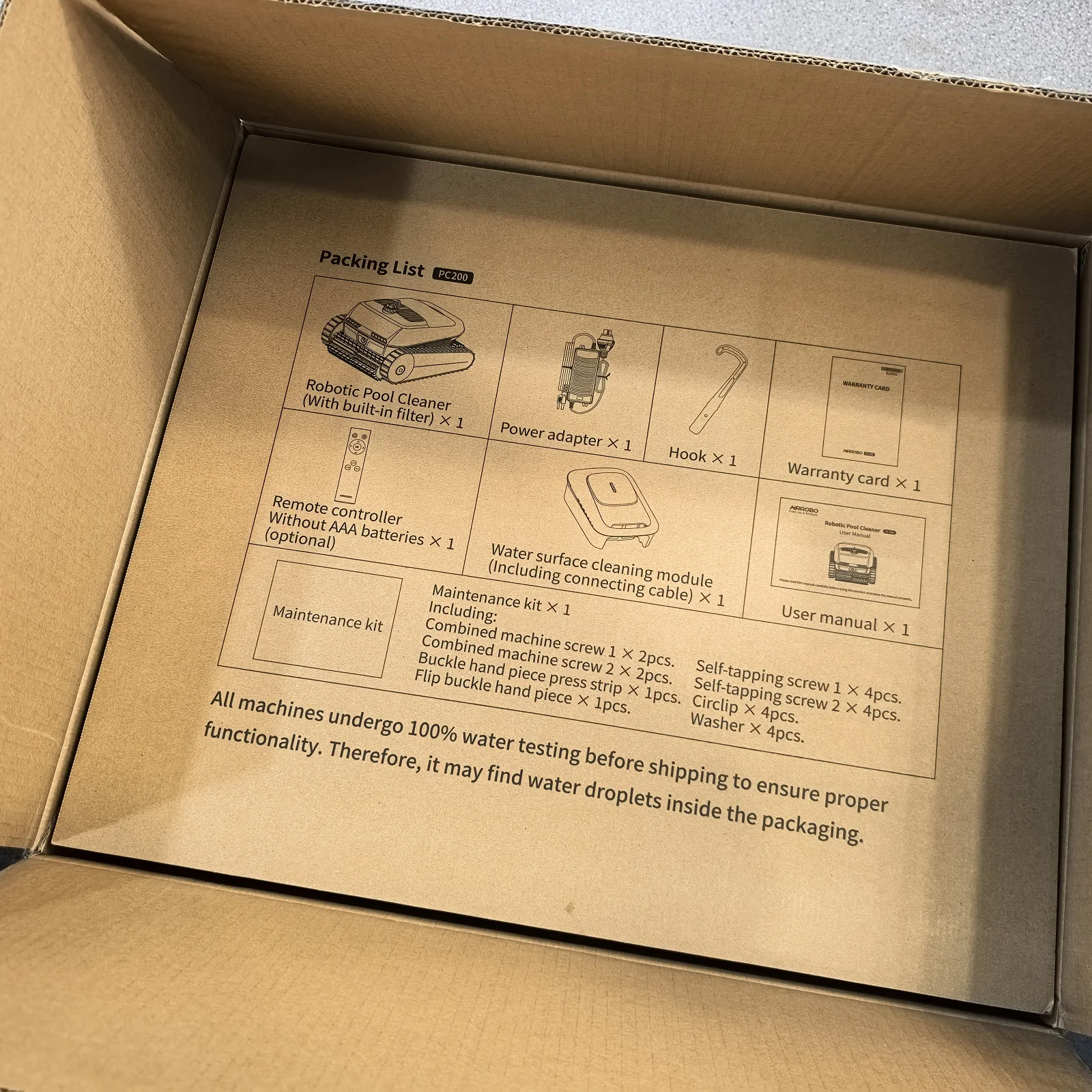 AIRROBO PC200 APP Remote Control Cordless Swimming Pool Cleaning Robot Automatic Climbing Wall Robotic Underwater Filter Cleaner