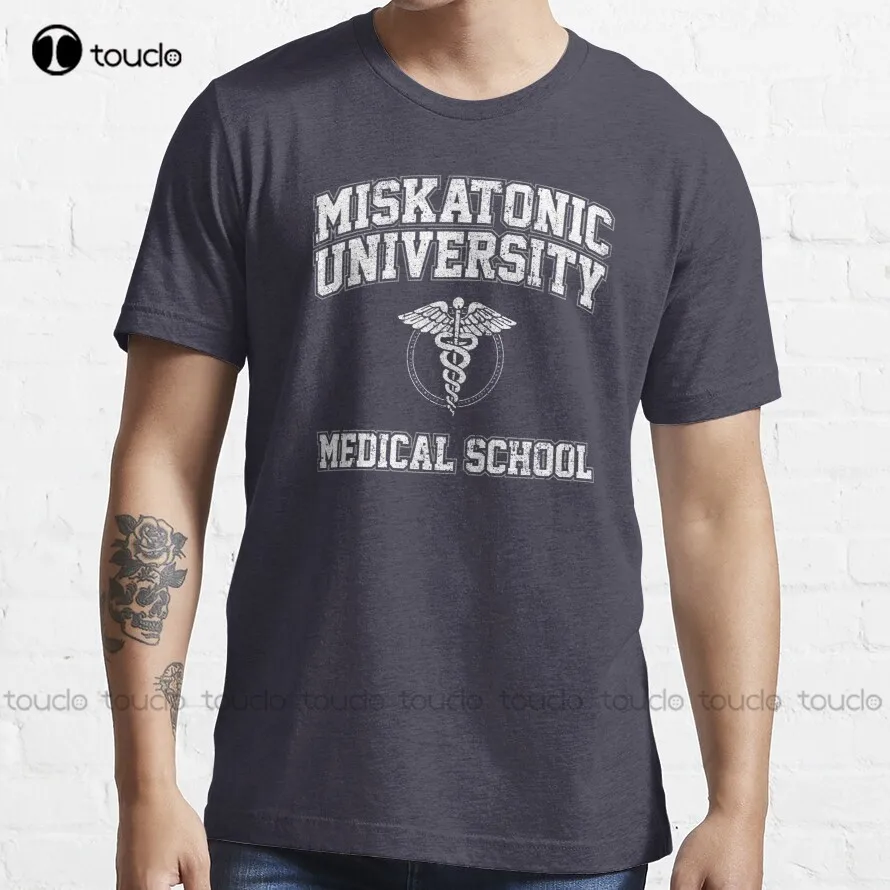 Miskatonic University Medical School (Re-Animator) Trending T-Shirt Halloween Mens Designer Shirts Custom Gift Xs-5Xl Tshirt New