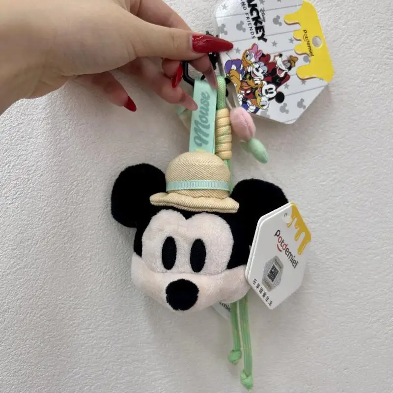 

Disney Mickey Mouse Cute Plush Doll Pendant High Beauty Girl Keychain Crossbody Bag Birthday Gift Accessories Doll Accessories