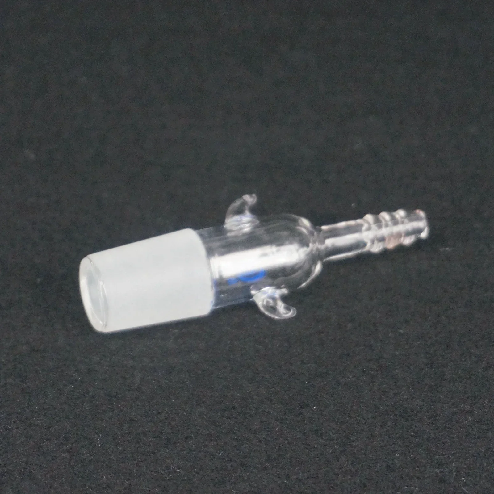 24/29 Joint 9mm Hose Connection Laboratory Glass Straight Vacuum Inert Gas Adapter